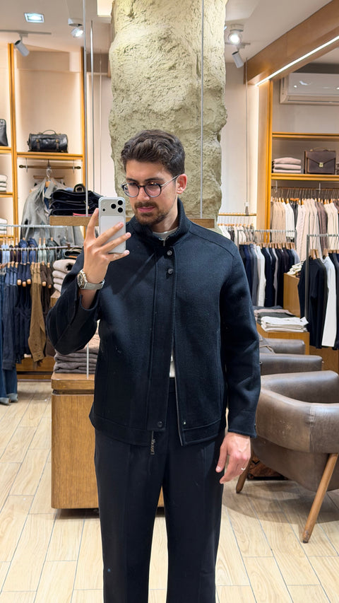 Saxon Wool-Blend Bomber Jacket 01