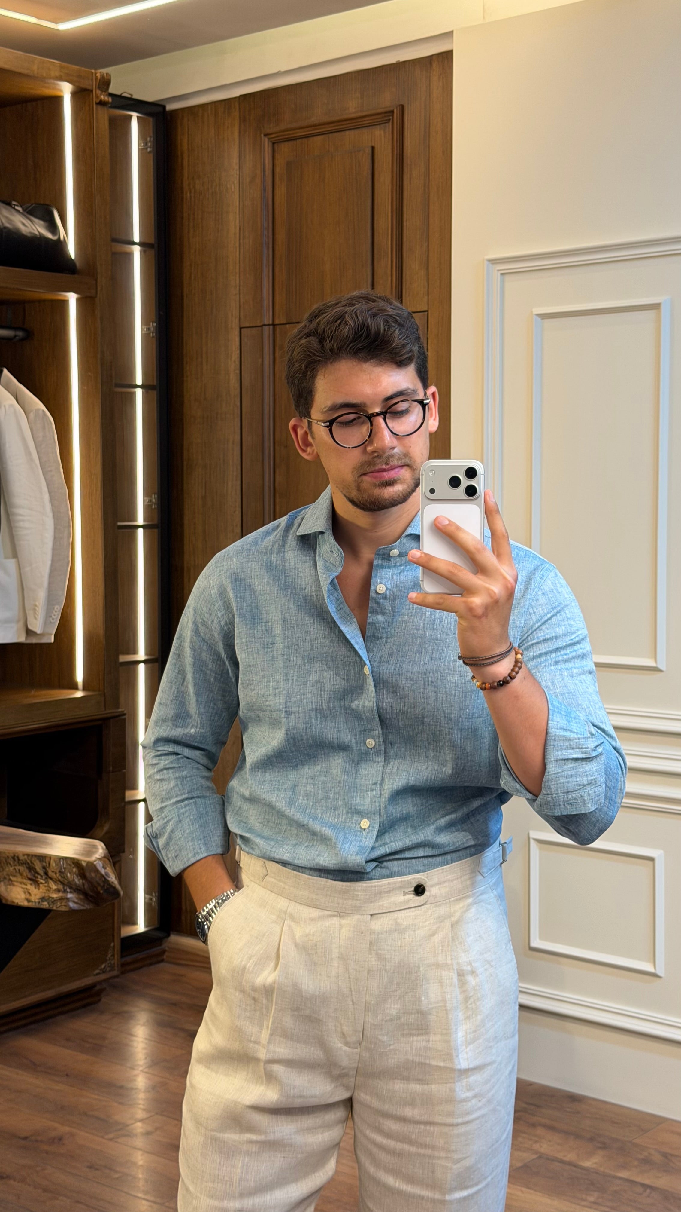 Saxon Linen Shirt 006