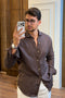 Saxon Italian Linen Shirt