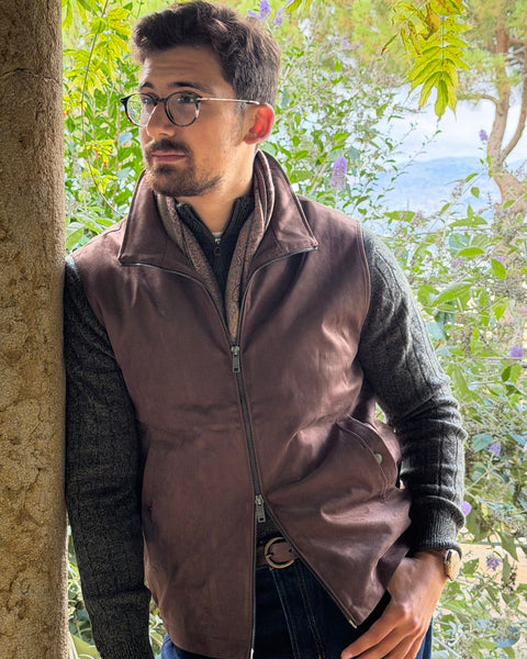 Saxon Suede Vest 01
