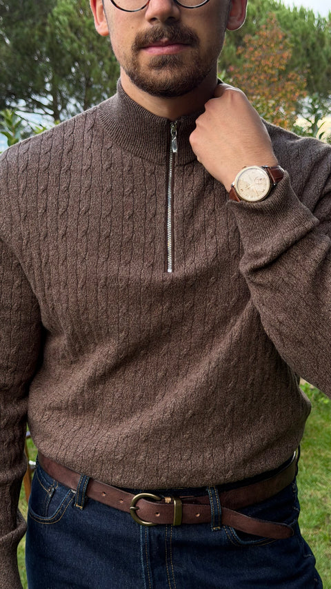 Saxon Wool Cable-Knit HZ 2