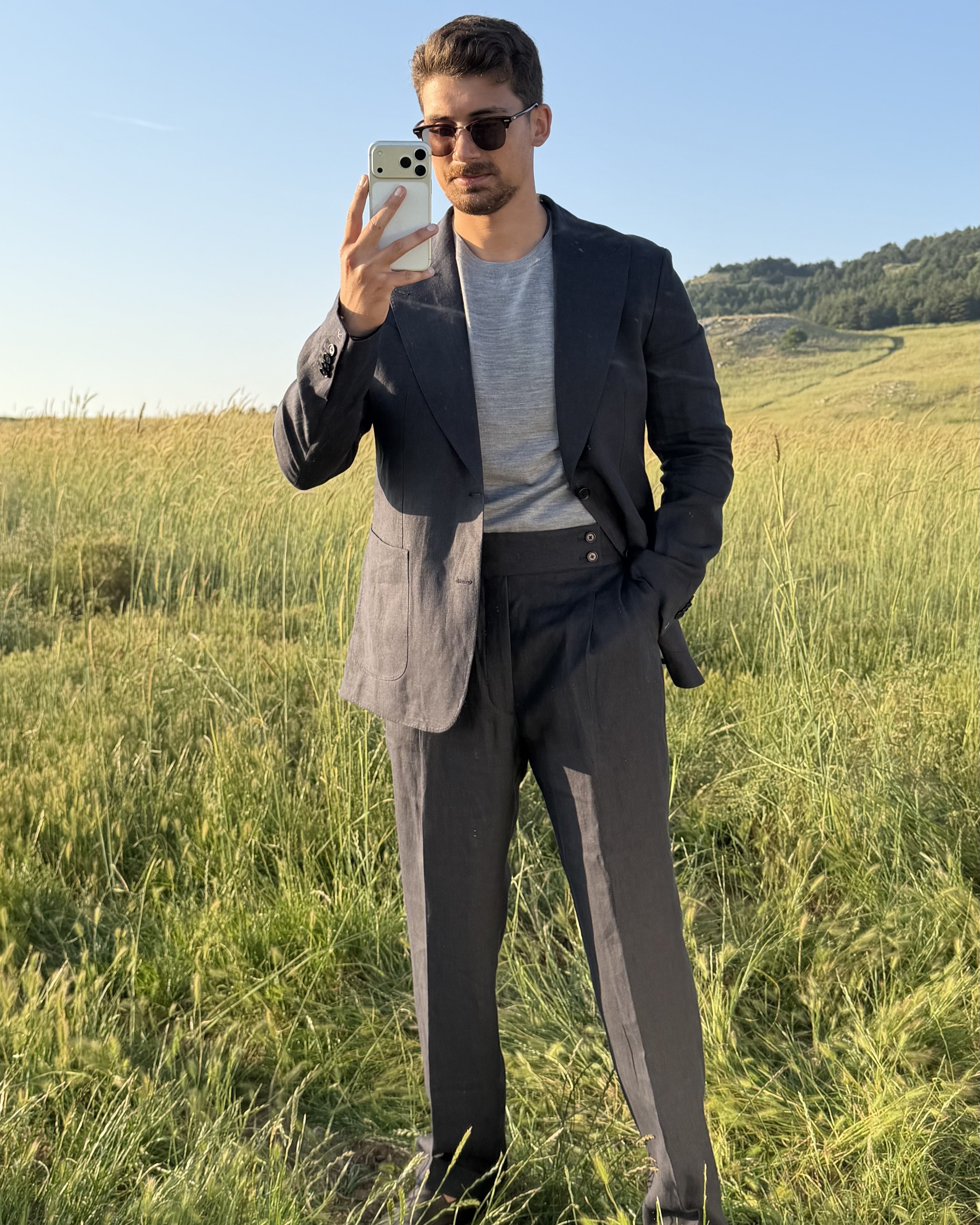 Saxon Linen Suit