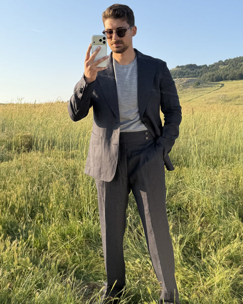 Saxon Linen Suit