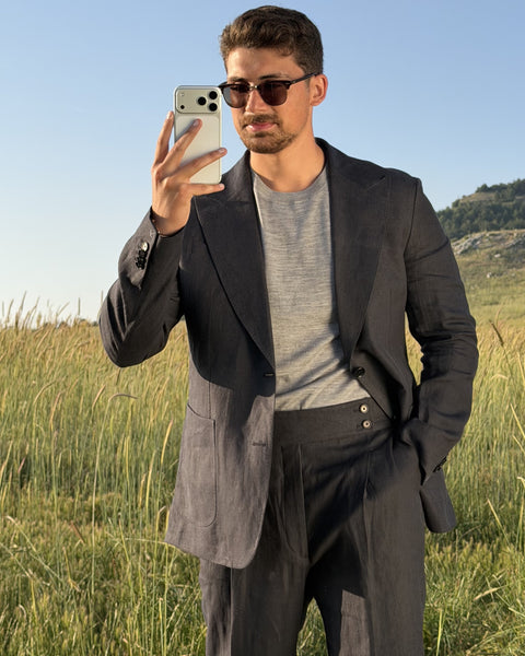 Saxon Linen Suit
