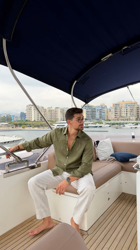 Organic linen shirt