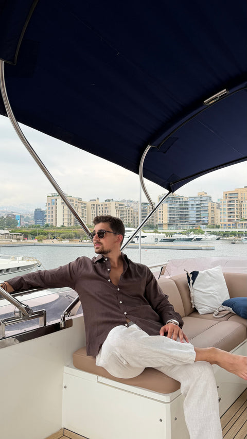 Organic linen shirt