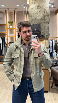Saxon safari linen jacket