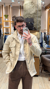 Saxon safari linen jacket
