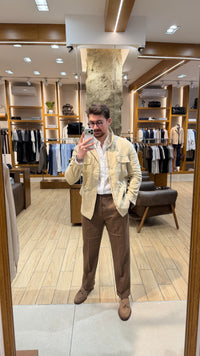 Saxon safari linen jacket