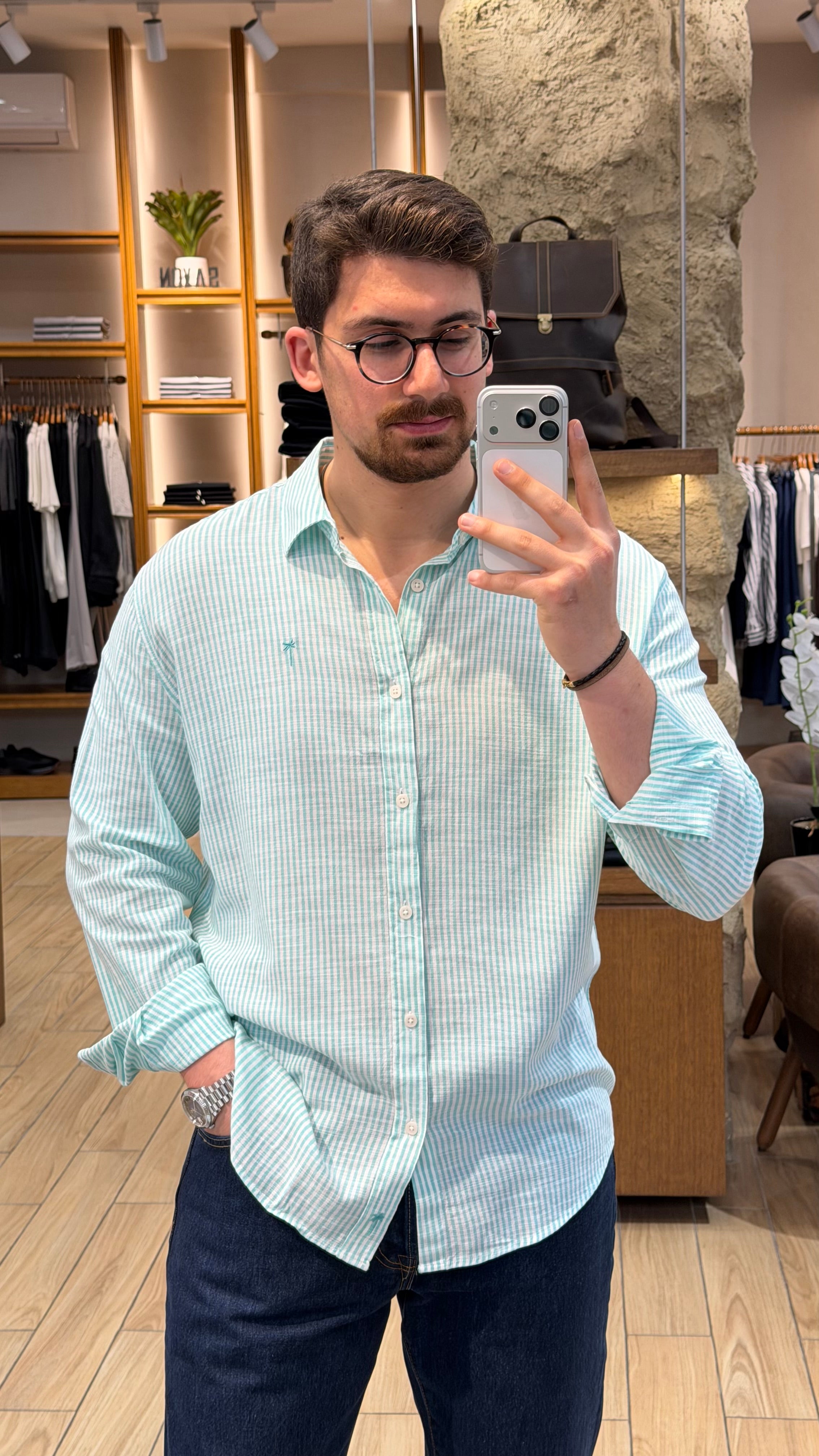 RIV/SD LINEN SHIRT