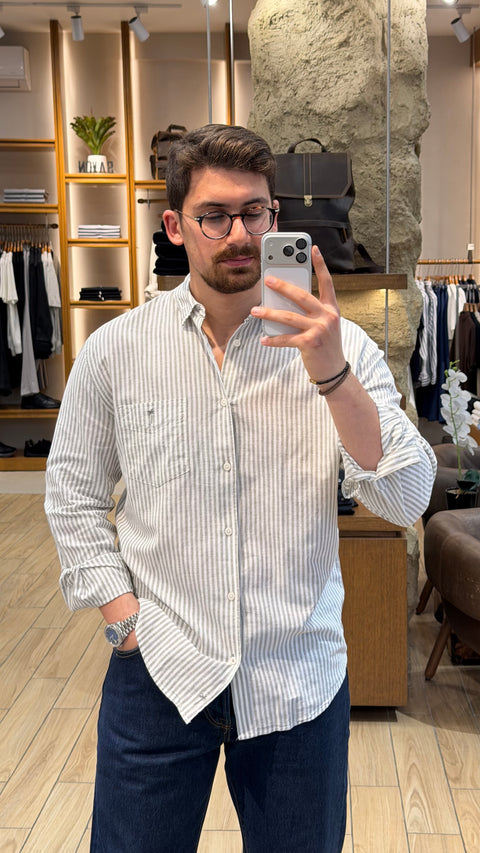 RIV/SD LINEN SHIRT