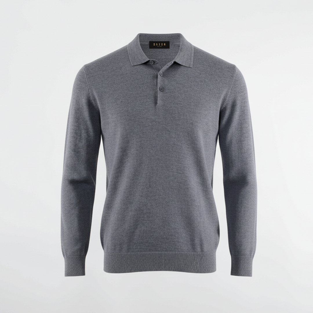Saxon Polo Sweater 001