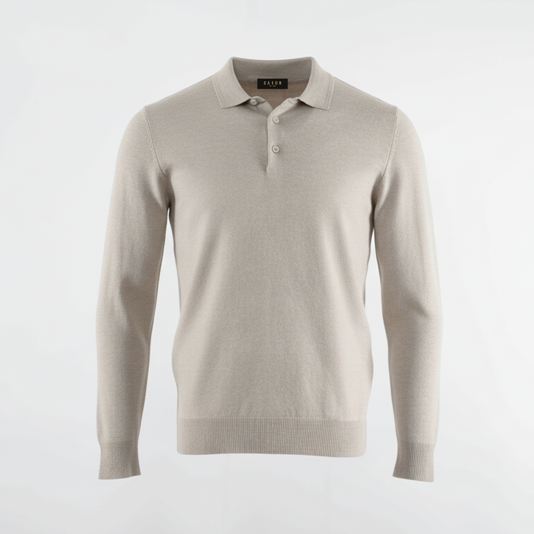 Saxon Polo Sweater 001