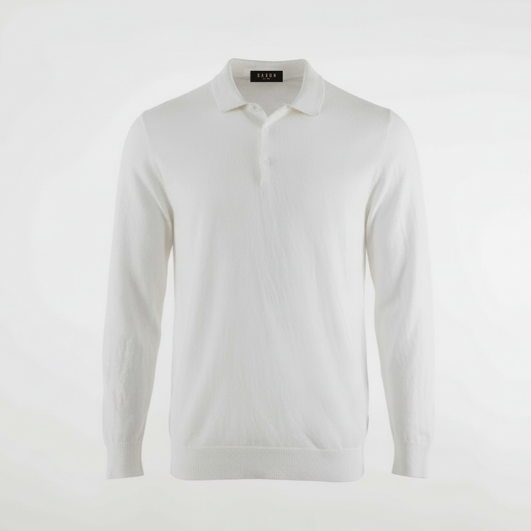 Saxon Polo Sweater 001