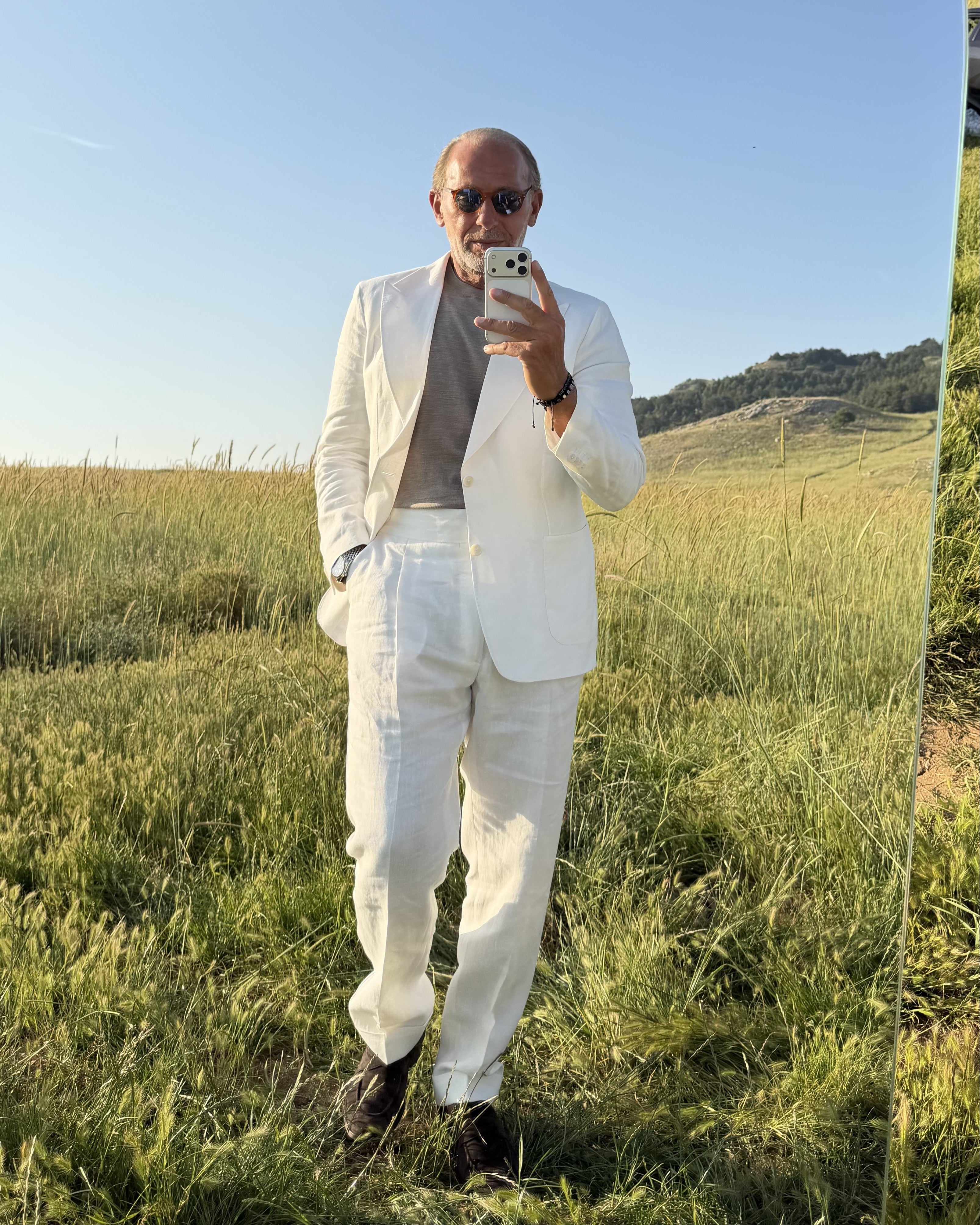 Saxon Linen Suit