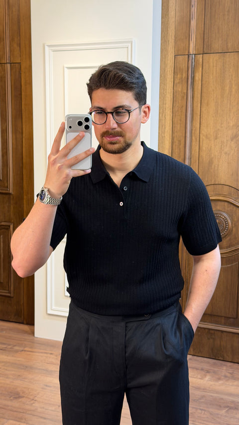 Saxon Polo Shirt Wool