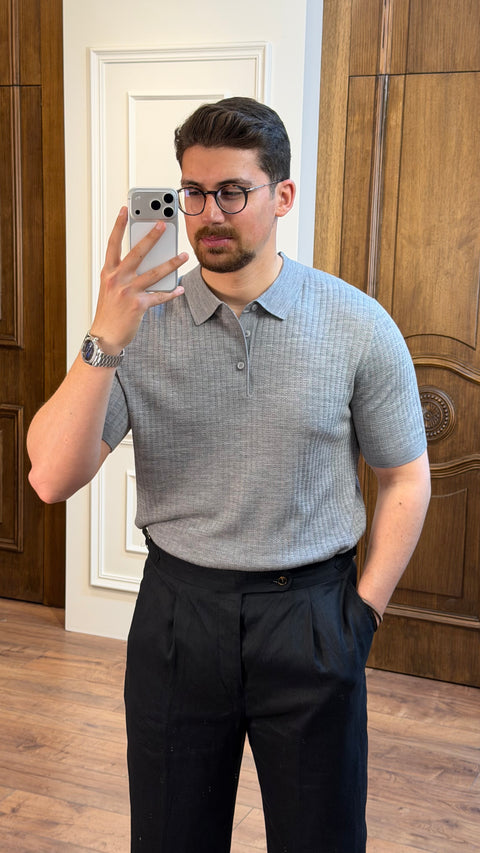 Saxon Polo Shirt Wool