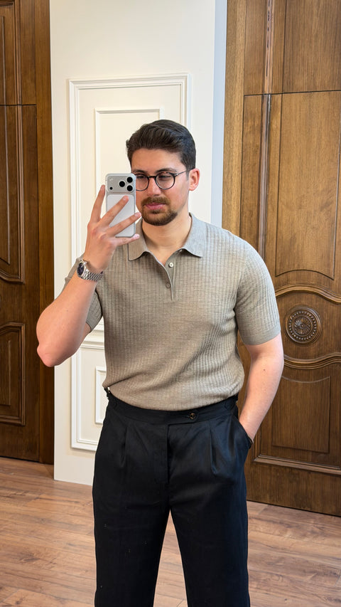 Saxon Polo Shirt Wool