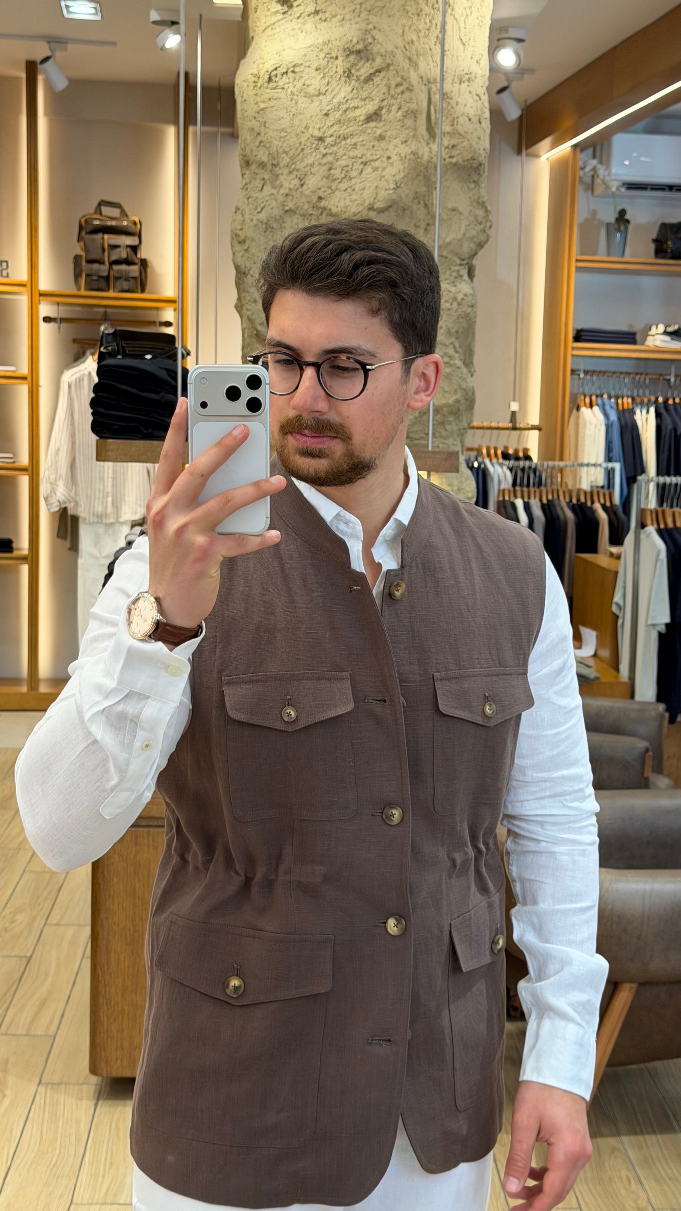 LP Linen Vest