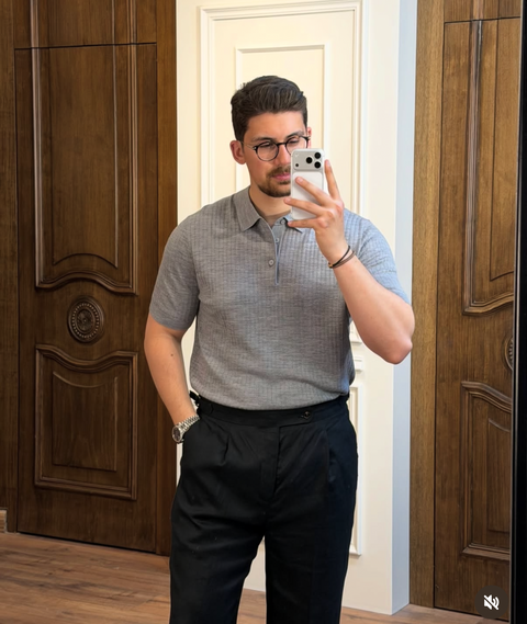 Saxon Polo Shirt Wool