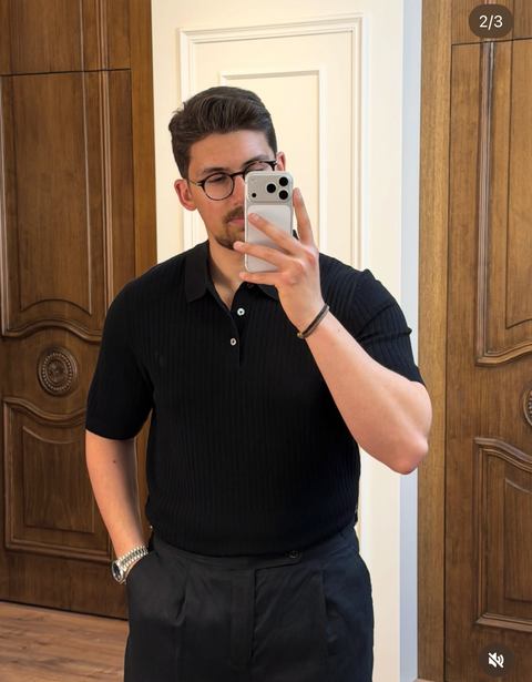Saxon Polo Shirt Wool