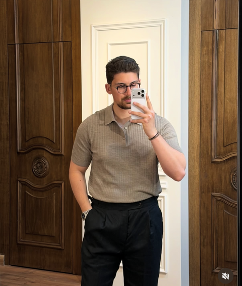 Saxon Polo Shirt Wool