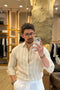 Saxon Linen Stripe Shirt