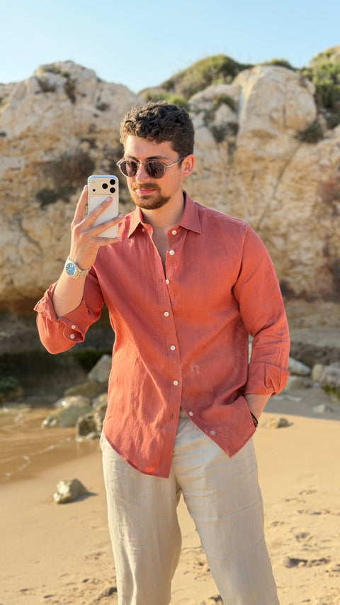 Organic linen shirt