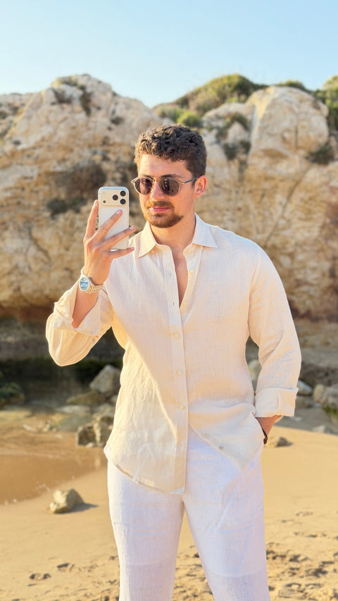 Organic linen shirt