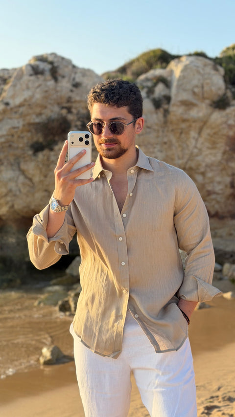Organic linen shirt