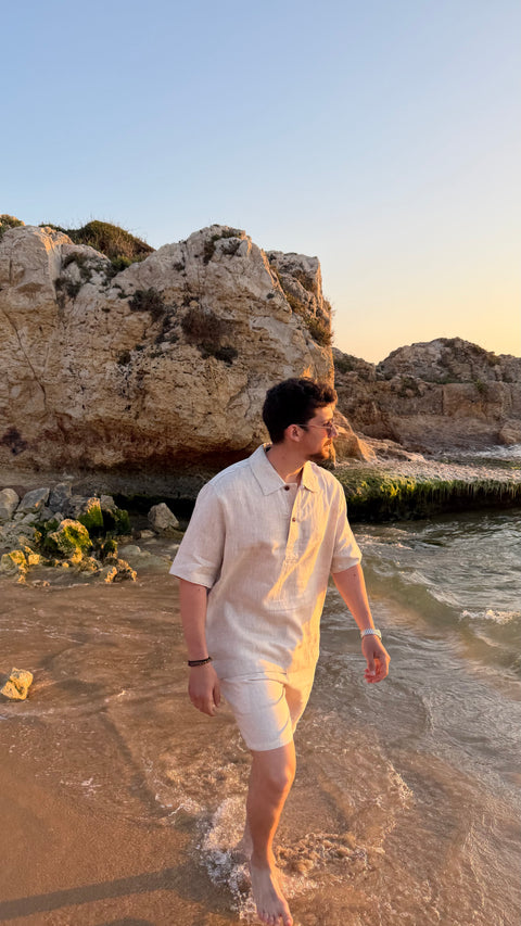 Lp short sleeve  Linen Shirt