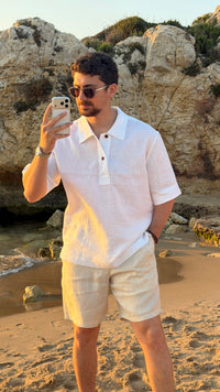 Lp short sleeve  Linen Shirt
