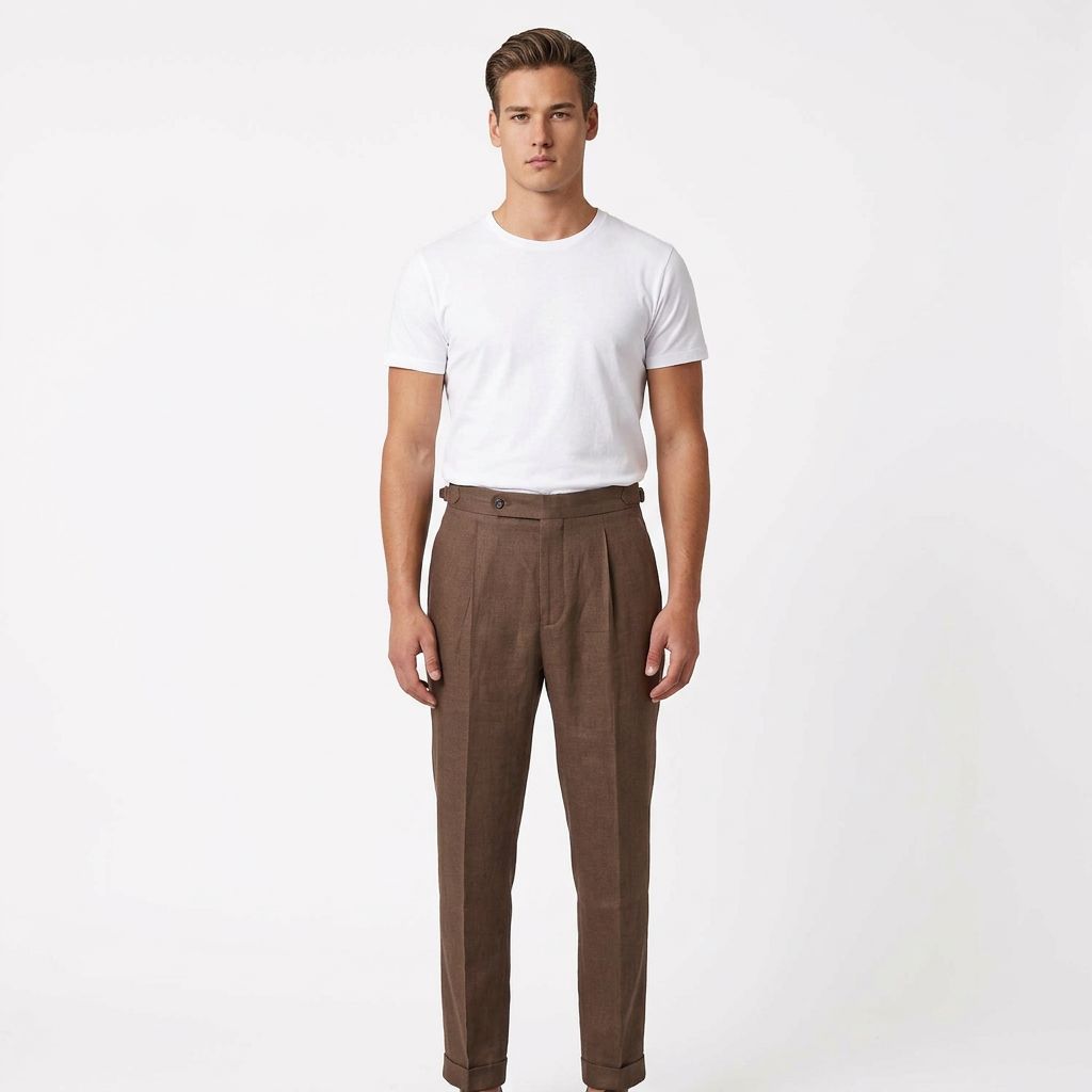 Saxon Linen Pant 002