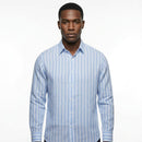 organic Linen stripe shirt