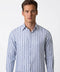 Saxon Linen stripe shirt