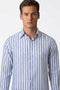 Saxon Linen stripe shirt