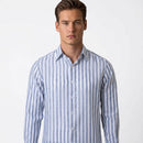 organic Linen stripe shirt