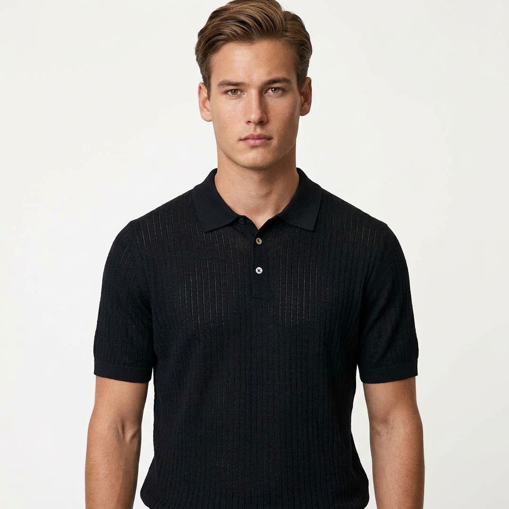 Saxon Polo Shirt Wool