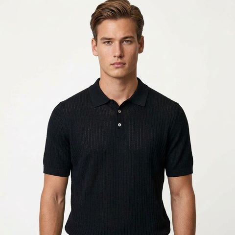 Saxon Polo Shirt Wool