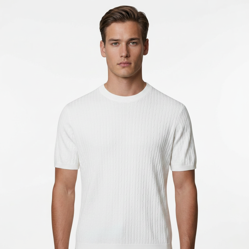 S / White