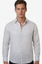 Saxon Linen stripe shirt