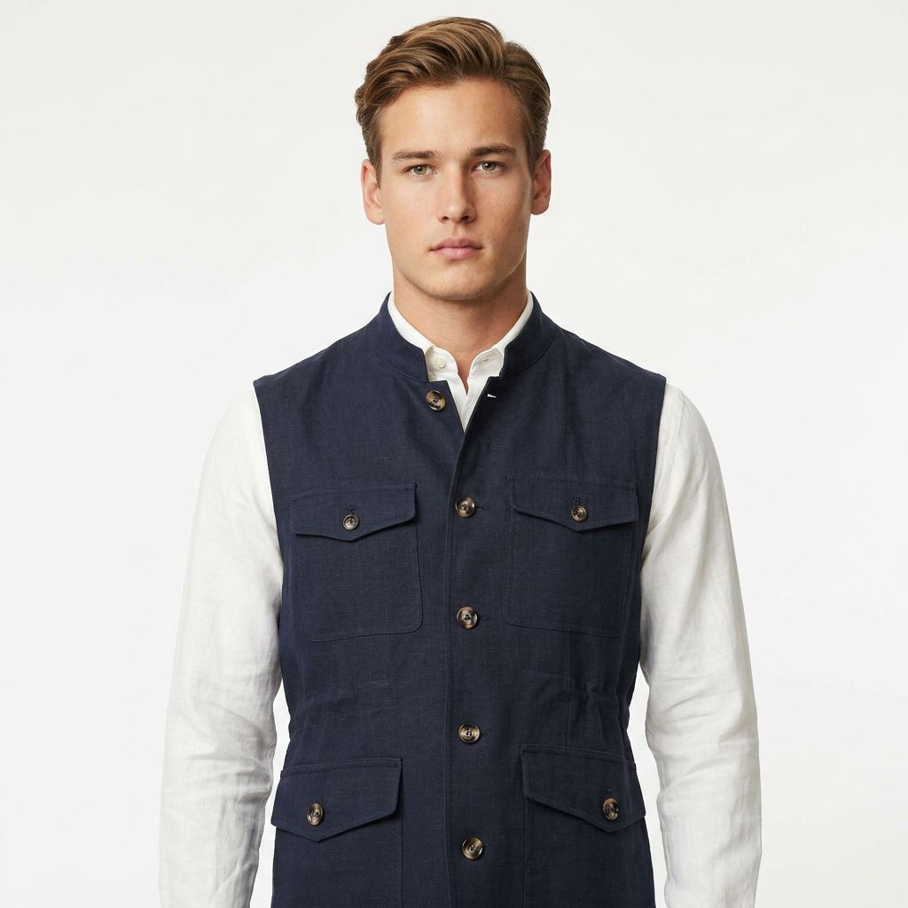L / Navy Blue