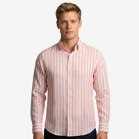 organic Linen stripe shirt