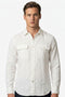 organic Linen Shirt 2 pockets