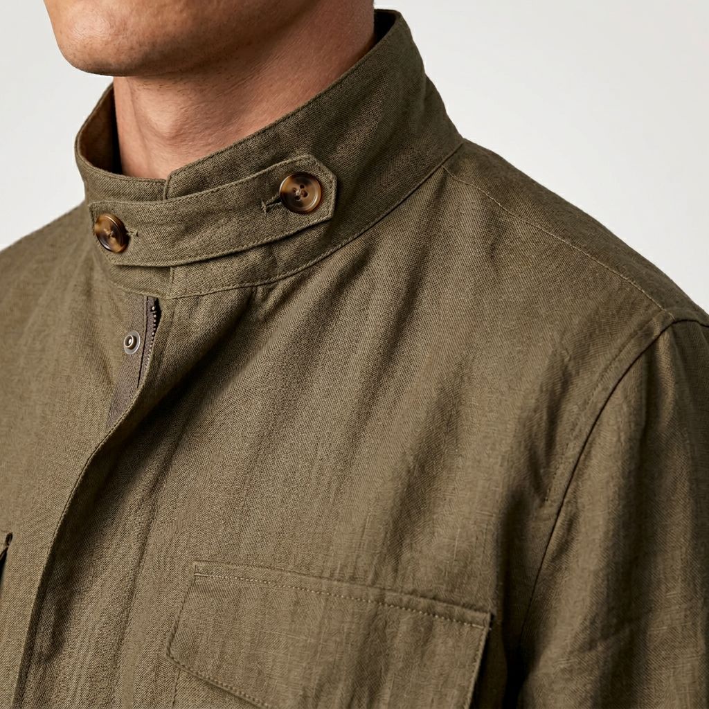 Saxon safari linen jacket
