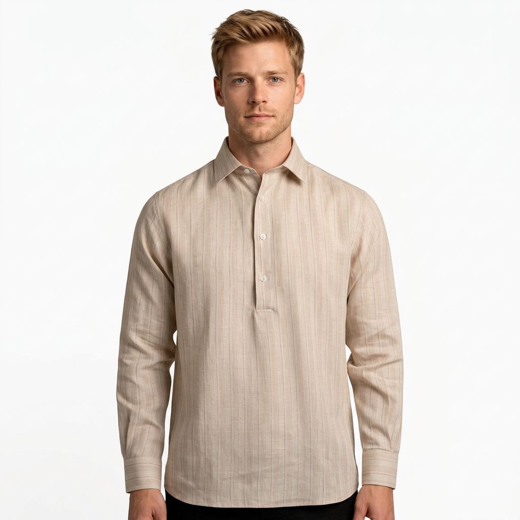 Saxon Linen stripe Shirt 3