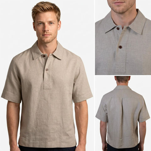 Lp short sleeve  Linen Shirt