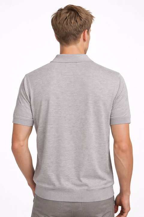 LP Mercerized cotton polo shirt