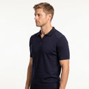Saxon V-Neck Polo Shirt Wool