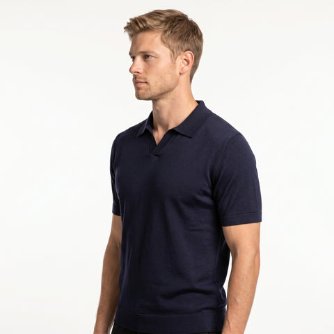 Saxon Polo Shirt Wool